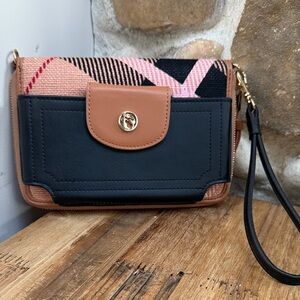 Spartina 449 Plaid Phone Wristlet